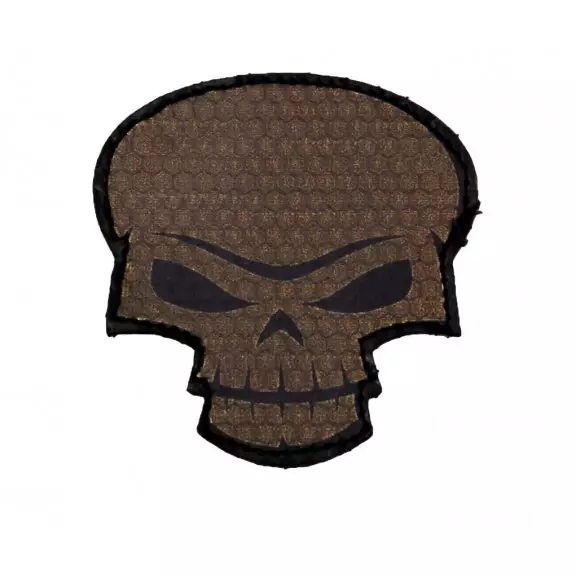 Combat-ID Velcro patch - Skull Large (SK-CB) - Coyote Brown