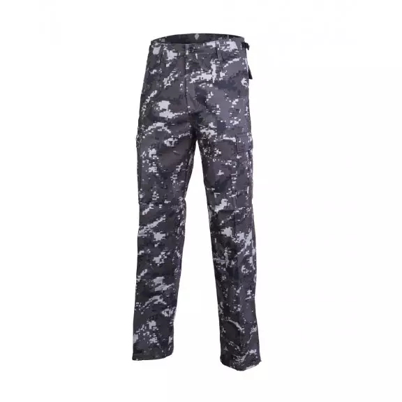 Mil-Tec® BDU Ranger Trousers / Pants - Twill - Black Digital