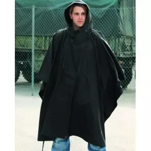 Mil-Tec® Regenponcho - Schwarz