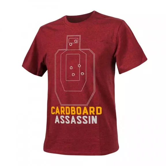 Helikon-Tex® T-Shirt (Cardboard Assassin) - Cotton - Melange Red