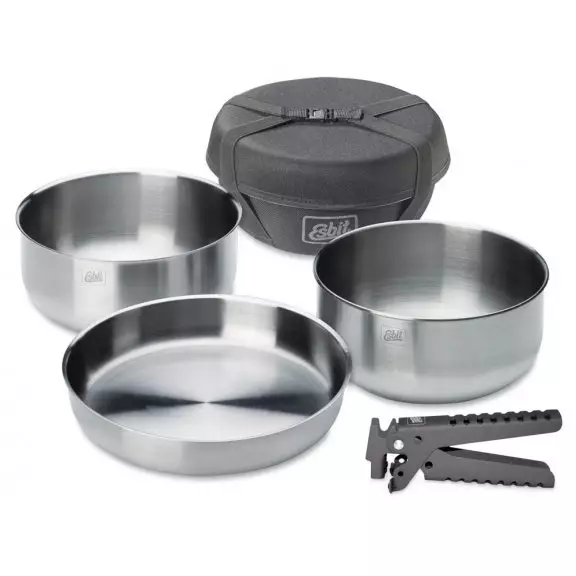 Esbit® Steel Cookware Set (CW2000S) - Stainless steel