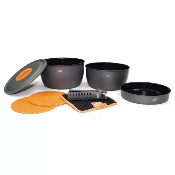 Esbit® Zestaw Naczyń Turystycznych Aluminum Cookware Set 3 Non Stick (CW2500NS)