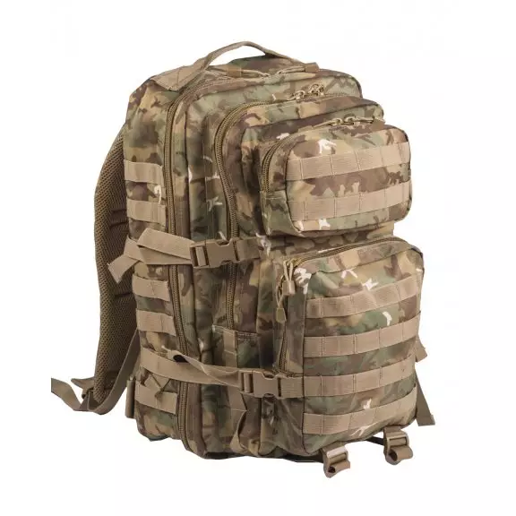 Mil-Tec® Large Assault Pack 36 l - Woodland Arid
