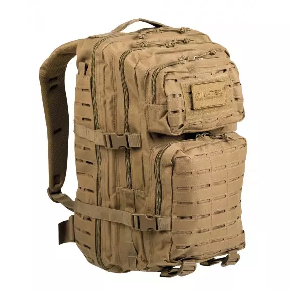 Mil-Tec® Backpack Laser Cut Assault 36L - Coyote / Tan