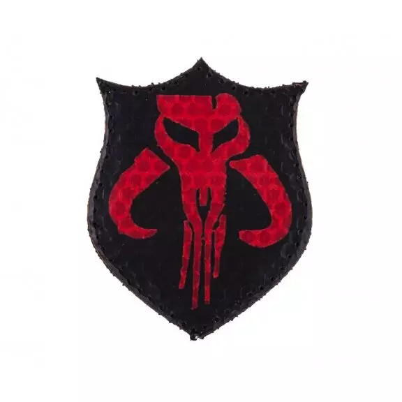 Combat-ID Naszywka z rzepem - FET (FET) - Czarno-Czerwony