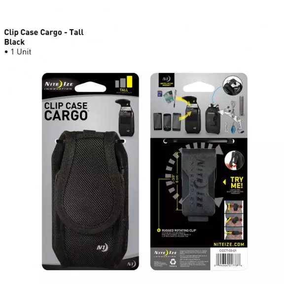 Nite Ize® Clip Case Cargo® - Hoch - Schwarz