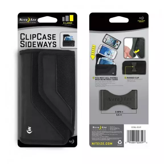 Nite Ize Clip Case Sideways - XL - Black