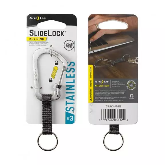 Nite Ize Slidelock® Schlüsselanhänger - Stahl