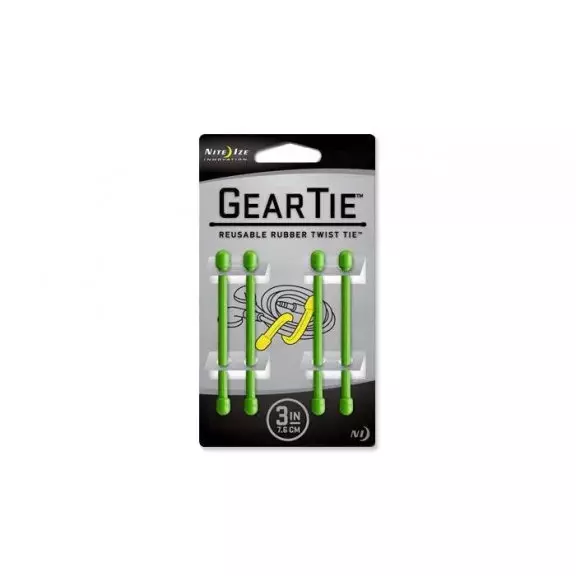 Nite Ize® Gear Tie 3 - 4 Einheiten - Lime