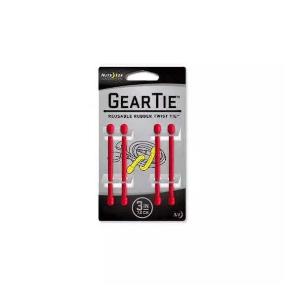 Nite Ize® Gear Tie  3 - 4 Units - Red