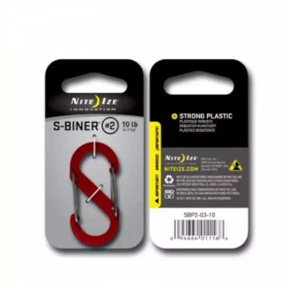 Nite Ize® S-Biner SIZE 2 - Plastic - Red