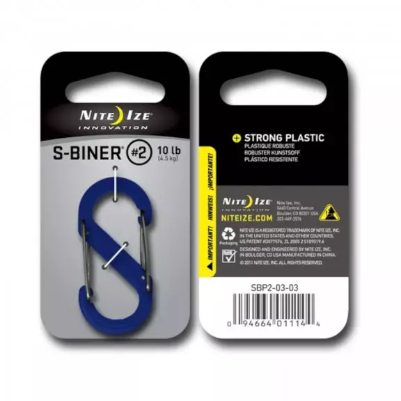 Nite Ize® S-Biner SIZE 2 - Plastic - Blue