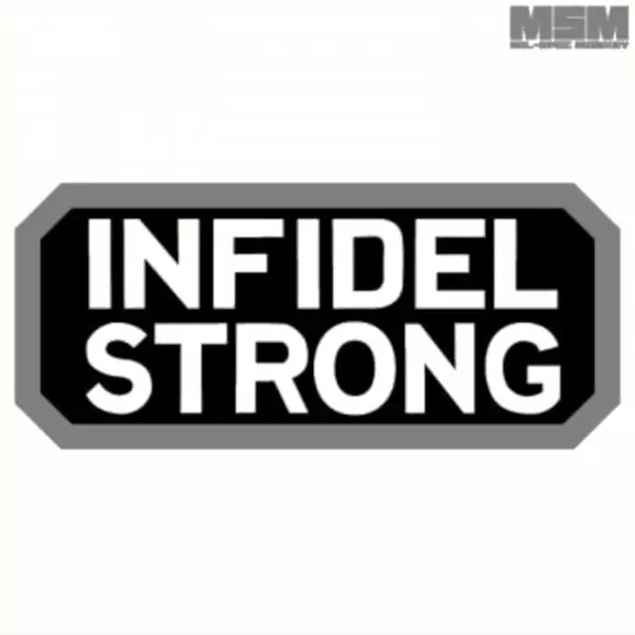 Mil-spec Monkey Tactical Patch With Velcro - Infidel Strong