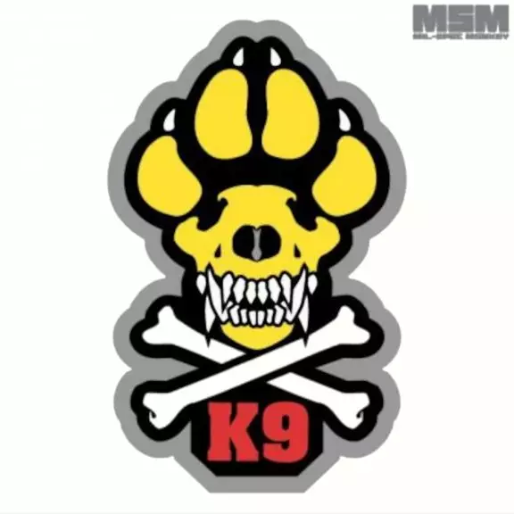 Mil-spec Monkey Tactical Patch With Velcro - K9