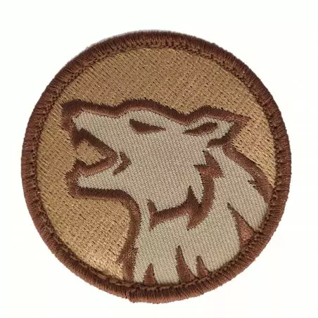 Mil-spec Monkey Tactical Patch With Velcro - Wolf Head