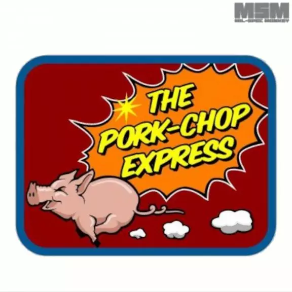 Mil-spec Monkey Tactical Patch With Velcro - Pork Chop Express