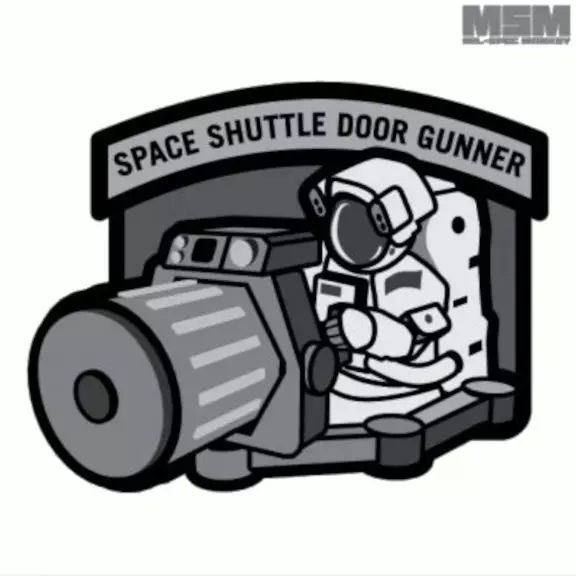 Mil-spec Monkey Naszywka Taktyczna Z Rzepem - Shuttle Door Gunner