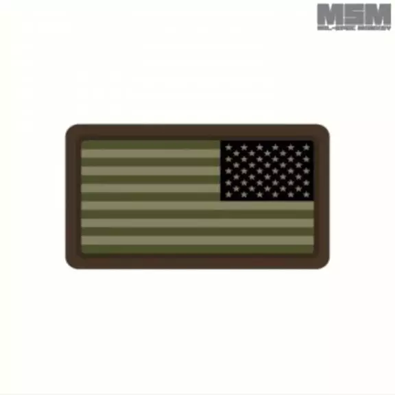 Mil-spec Monkey Taktischer Patch mit Klettverschluss - US Flag PVC Mini REV