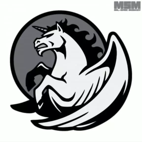 Mil-spec Monkey Naszywka Taktyczna Z Rzepem - Pegasus Unicorn