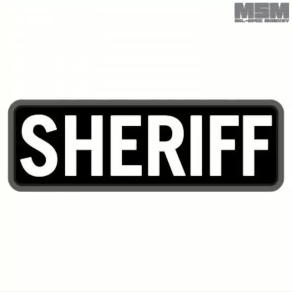 Mil-spec Monkey Taktischer Patch mit Klettverschluss - SHERIFF 6x2 PVC