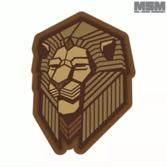 Mil-spec Monkey Tactical Patch With Velcro - Industrial Lion PVC