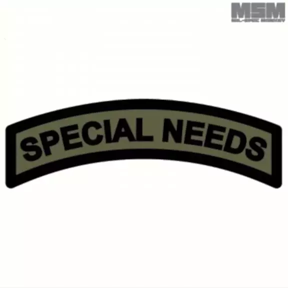 Mil-spec Monkey Taktischer Patch mit Klettverschluss - Special Needs