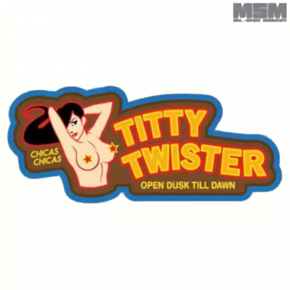 Mil-spec Monkey Taktischer Patch mit Klettverschluss - Titty Twister PVC