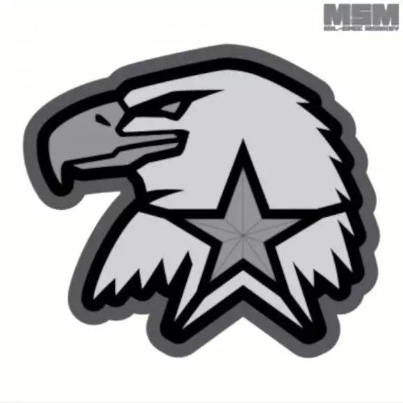 Mil-spec Monkey Tactical Patch With Velcro - Eagle Star