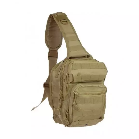 Mil-Tec® One Strap Shoulder Backpack Small - Coyote / Tan