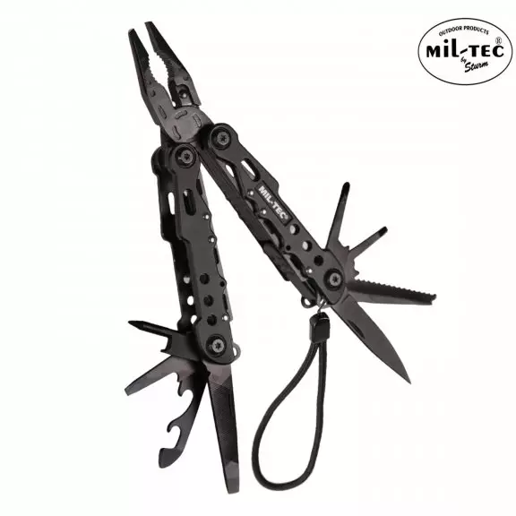 Mil-Tec Multitool Large With Pouch - Black
