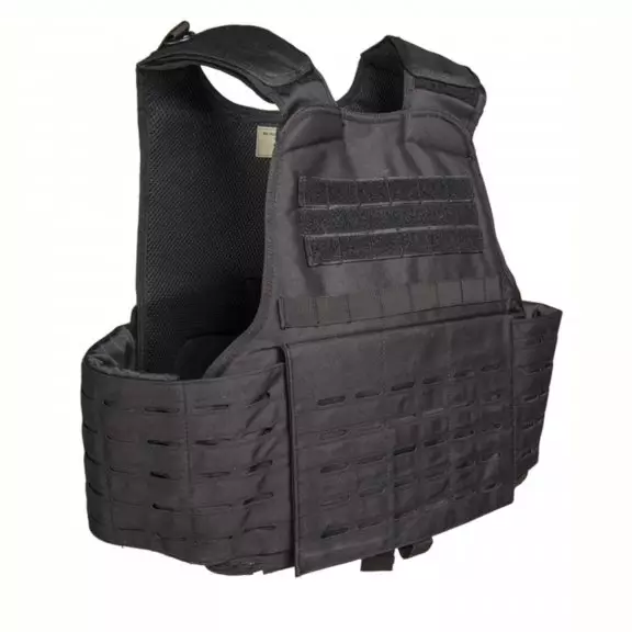 Mil-Tec® Tactical Vest Lasergeschnittene Trägerweste - Schwarz