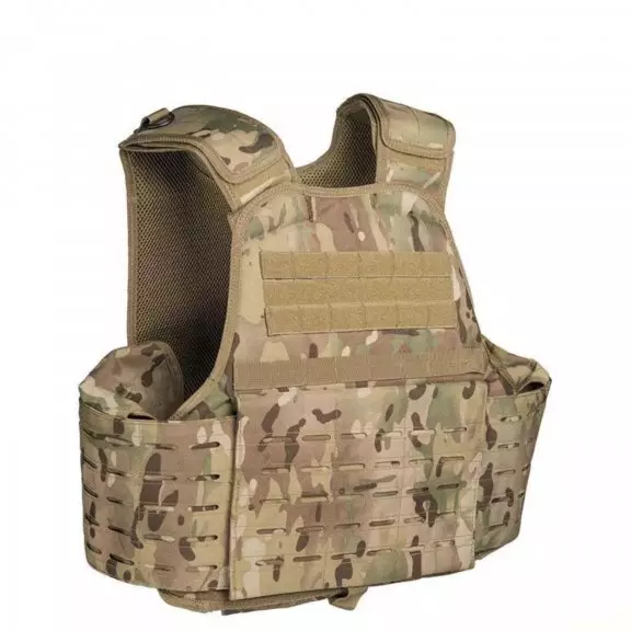 Mil-Tec® Tactical Vest Laser-cut Carrier Vest - Multitarn
