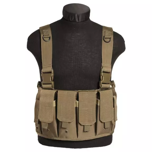 Mil-Tec Mag Carrier Chest Rig Taktische Weste - Coyote