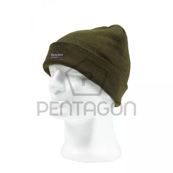 Pentagon Watch Cap with Thinsulate Liner - Olive Green