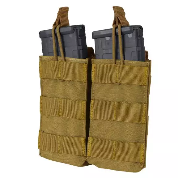 Condor® Double Open Top M4 / M16 Mag Pouch - Coyote