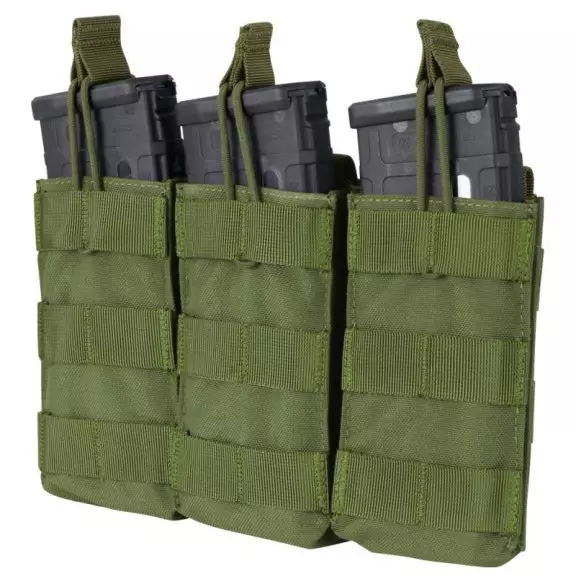 Condor® Dreifache M4 / M16 Magazintasche mit offenem Deckel - Olive Green