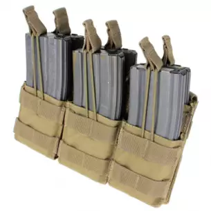 Ładownica molle Triple Stacker M4 Mag Pouch (MA44-003) - Coyote/Tan
