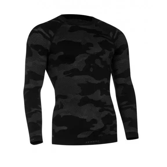 Tervel OPTILINE TACTICAL Men's long sleeve shirt (OPT 1003) - Black / Grey