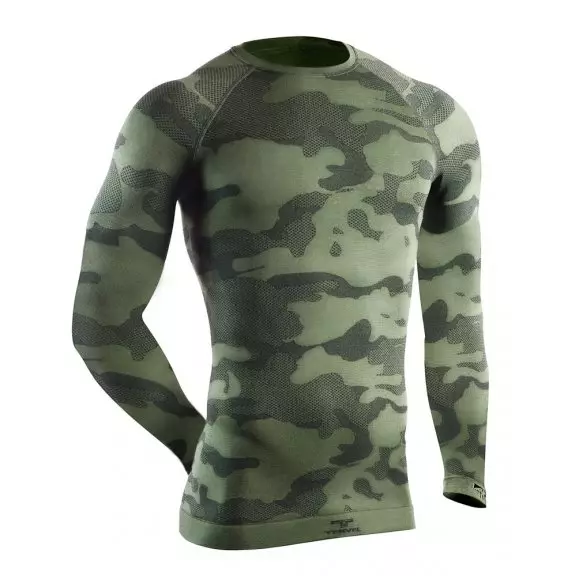Tervel Koszulka męska długi rękaw OPTILINE TACTICAL (OPT 1003) - Military / Grey