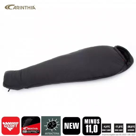 CARINTHIA G280 Universal 3-season Sleeping Bag - Black