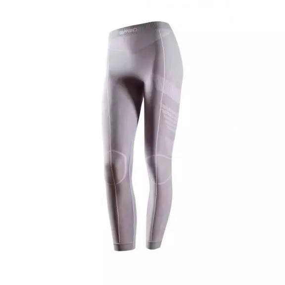 Spaio Spodnie Thermo Line W03 Damskie - Light Grey / Pink