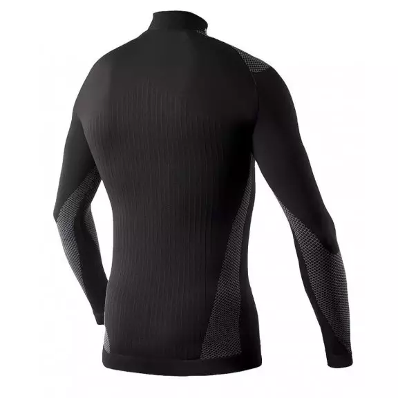 Mens Long Sleeve Shirt Spaio Thermo Line thermoaktiv Longsleeve w02 Size XL Black 