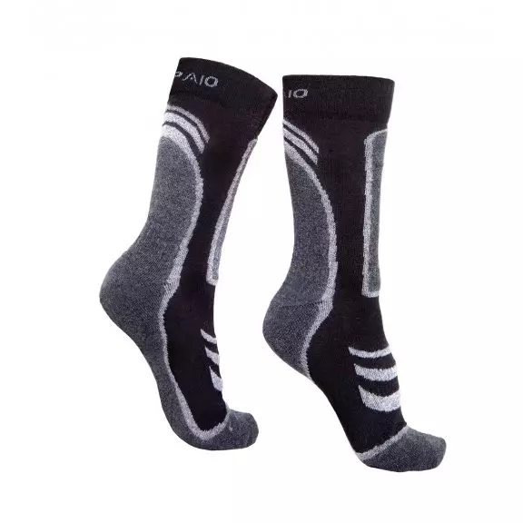 Spaio Trekking socks THERMOLITE - Black / Dark Grey