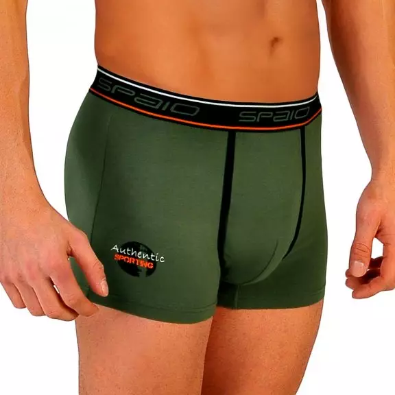 Spaio MEN's Boxers Shorts BMS 04 - Olive Green