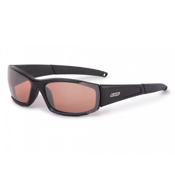 ESS® CDI® Ballistic Glasses - Black / Clear, Smoke Gray & Mirrored Copper
