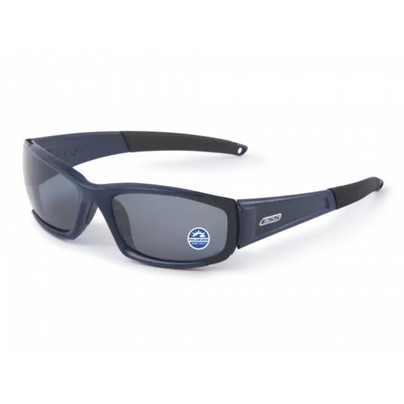 ESS® CDI® Ballistic Glasses - Heritage Matte Navy / Polarized Mirrored Gray