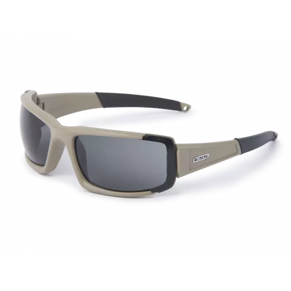 ESS® CDI® Ballistic Glasses - Terrain Tan / Clear & Smoke gray - Max