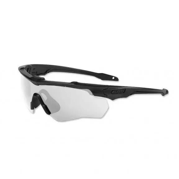 ESS® Crossblade Ballistic Glasses - Black / Clear