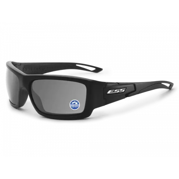 ESS® Ballistic Credence Glasses - Black / Polarized Mirrored Gray