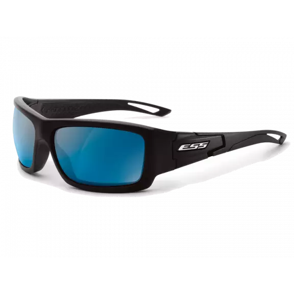 ESS® Ballistic Credence Glasses - Black / Mirrored Blue